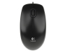 Logitech B100 Optical Mouse, Black, USB, OEM