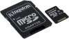 256GB MicroSD (Class 10) UHS-I (U1) +SD adapter, Kingston Canvas Select+