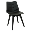 Scaun din plastic 490x460x820 mm, negru