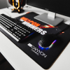 Gaming Mouse Pad Canyon MP-8, 500 x 420 x 3 mm, Anti-fraying stitching, Anti-slip rubber base, Black