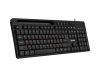 Keyboard SVEN KB-S302, Multimedia, Tray for smartphone, Black, USB
