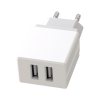 Wall Charger XO + Lightning Cable, 2USB, 2.4A, L75, White