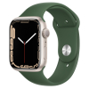 Apple Watch Series 7 GPS, 45mm Green Aluminium Case with Clover Sport Band, MKN73