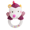 Kikka Boo Hedgehog plastic ratle Red