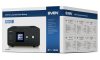 UPS SVEN  RT-1000, 1000VA/600W, Pure sine wave, AVR, LCD, 2 Shuko socket, Metal case, External bat.