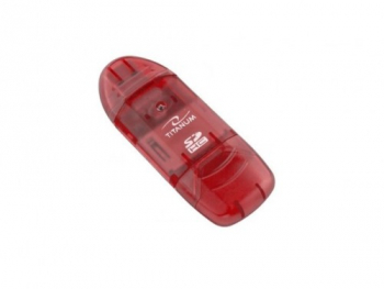 Card Reader Titanum TA101K Red