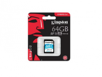  64GB SD Class10 UHS-I U3 Kingston Canvas Go