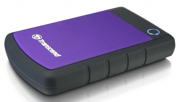 1.0TB (USB3.1) 2.5" Transcend "StoreJet 25H3P", Rubber Grey/Violet