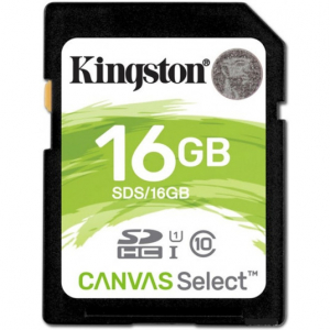 16GB SD Class10 UHS-I  Kingston Canvas Select