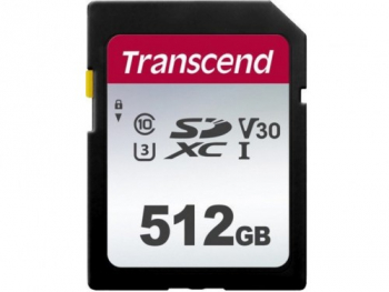 512GB SDXC Card (Class 10)  UHS-I, U3, Transcend 300S