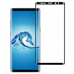 Cellular Tempered Glass for Sam. Note 9, curved - Black