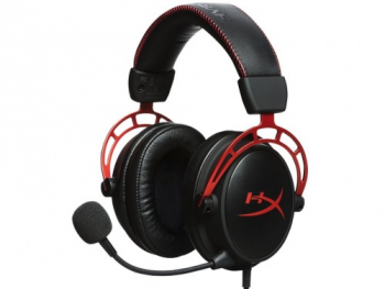 HYPERX Coud Alpha Headset, Black/Red
