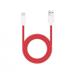 Hoco Type C cable, X11, 5A Rapid - white red