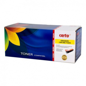 Compatibil Certo Laser Cartridge HP CB542A yellow