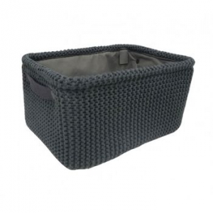 Coș tricot 360x260x180 mm, negru