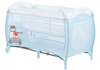 Playpen Kikka Boo Dolce Sonno Blue Fox Best Friends 2 levels