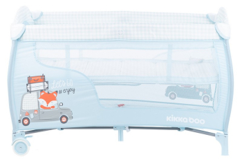 Playpen Kikka Boo Dolce Sonno Blue Fox Best Friends 2 levels
