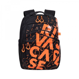 Backpack Rivacase 5430, for Laptop 15,6" & City bags, Black/Orange