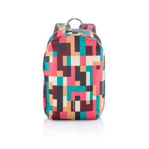 Backpack Bobby Soft Art, anti-theft, P705.867 for Laptop 15.6" & City Bags, Geometric Green