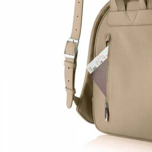 Backpack Bobby Elle, anti-theft, P705.226 for Tablet 9.7" & City Bags, Brown