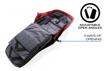 15.6" Bobby anti-theft backpack, Red, P705.544