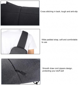Xiaomi Mi City Sling Bag (Light Gray)
