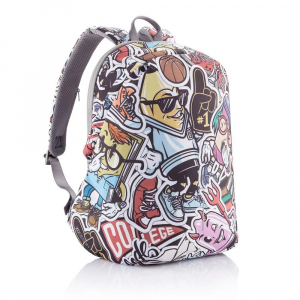 Backpack Bobby Soft Art, anti-theft, P705.868 for Laptop 15.6" & City Bags, Grafitti Blue