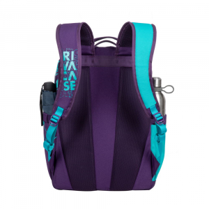 Backpack Rivacase 5430, for Laptop 15,6" & City bags, Violet/Aqua