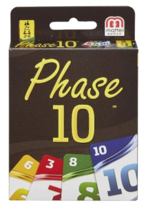 Настольная игра Mattel Uno Phase 10 (FFY05)