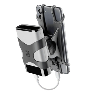Bike Holder Cellular with Powerbank Holder, Rider, Black