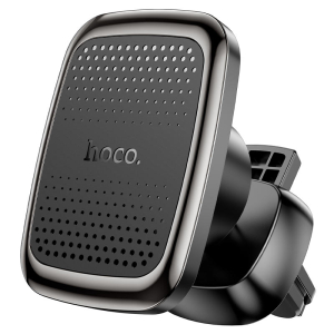 HOCO CA106 Air outlet magnetic car holder black Metal Gray