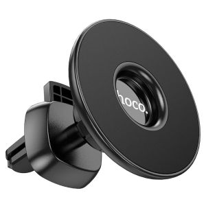 HOCO CA112 Excelle air outlet ring magnetic car holder Black
