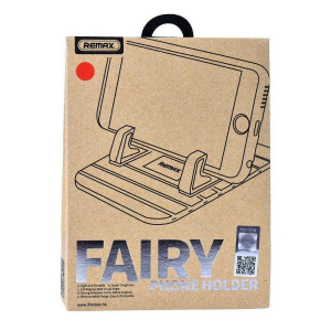 Silicone Car Holder Remax, Fairy, Black