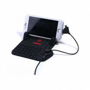 Suction Cup Car Holder Remax, With Charger, Enjoy RM-CS101 RC-FC1, Black