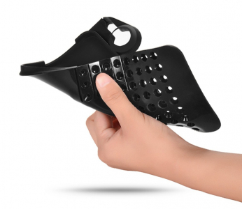 Silicone Car Holder Hoco, With Charging, CA1, Black