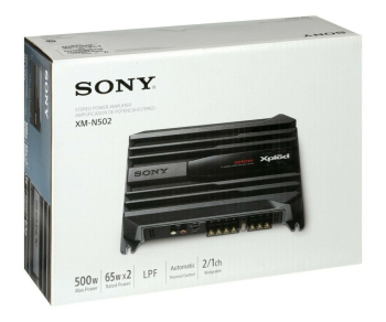 Car Amplifier SONY XM-N502, 2-Channel Stereo