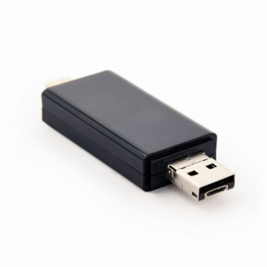 Type-C/MicroSD/USB2.0 Card Reader SD, microSD,  Gembird "UHB-CR3IN1-01"