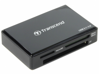 Card Reader Transcend "TS-RDC8K" Black, USB3.1 Type-C (All-in-1)