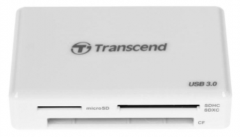 Card Reader Transcend "TS-RDF8" White, USB3.1 (All-in-1)