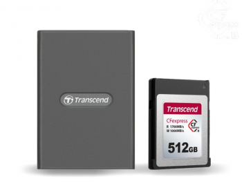 Card Reader Transcend "TS-RDE2" Space Gray, USB3.2/Type C (CFexpress Type B)