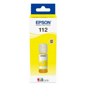 Ink  Epson C13T06C44A, 112 EcoTank Ink Bottle, Yellow
