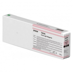 Ink Cartridge Epson T804600 UltraChrome HDX/HD 700ml, Vivid Light Magenta 