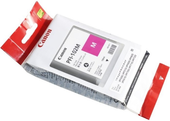 Ink Cartridge Canon PFI-102M magenta,130ml for iPF720,710,700,610,605,600,510,500