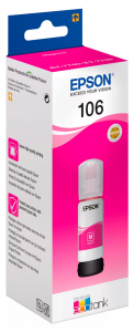 Ink  Epson C13T00R340, 106 EcoTank, Magenta