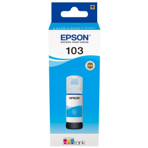 Ink  Epson C13T00S24A, 103 EcoTank Cyan ink bottle