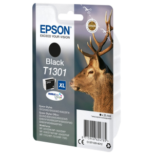 Ink Cartridge Epson Singlepack T1301 DURABrite Ultra Ink, Black, C13T13014012