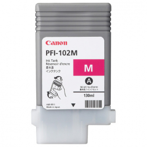 Ink Cartridge Canon PFI-102M magenta,130ml for iPF720,710,700,610,605,600,510,500