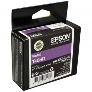 Ink Cartridge Epson T46SD UltraChrome PRO 10 Ink, Violet, C13T46SD00