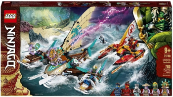 Конструктор LEGO Ninjago 71748 Морская битва на катамаране