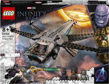 Конструктор LEGO Super Heroes Корабль Чёрной Пантеры «Дракон» 76186